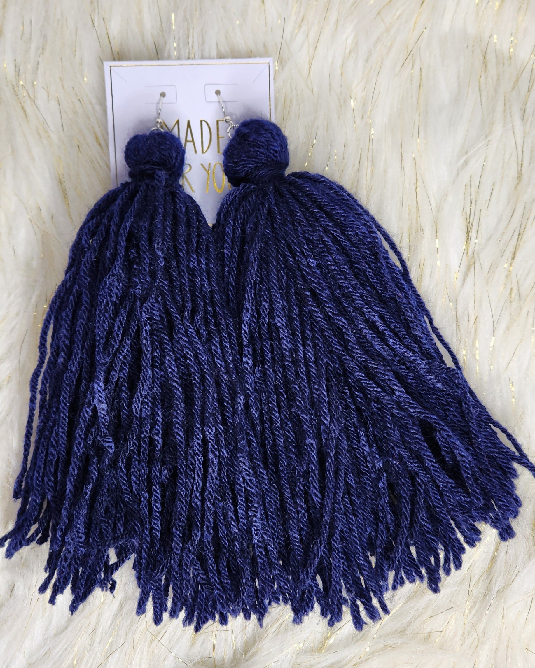 Tasteful Tassle Earrings (Long)