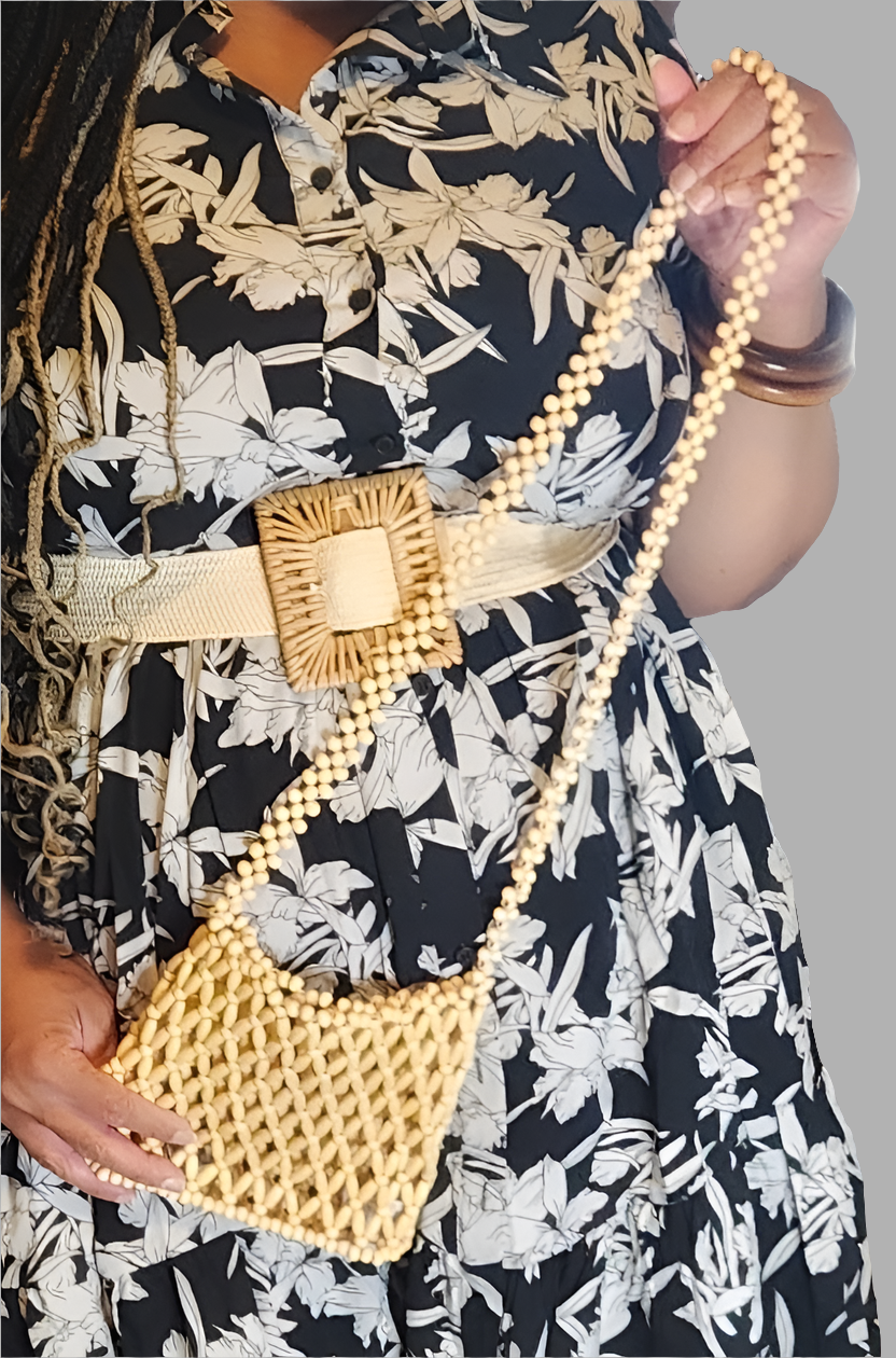 Beaded Luxe Handbag (Light)