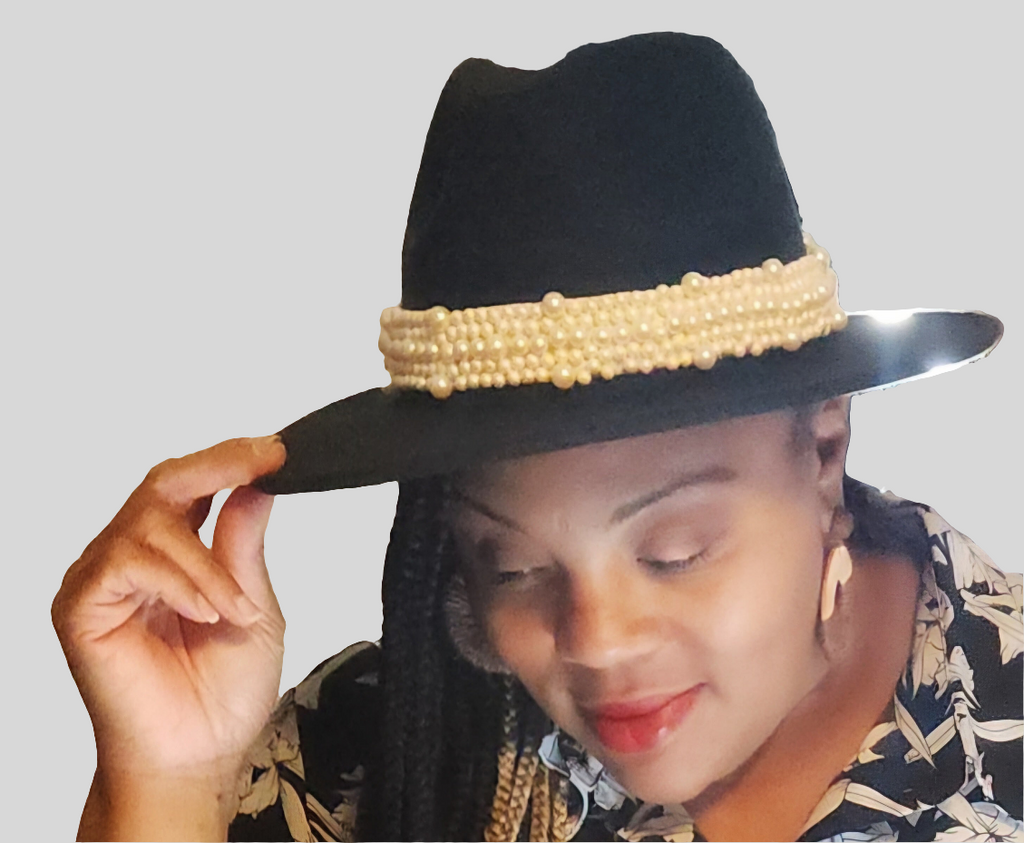 Black Pearl Fedora Hat