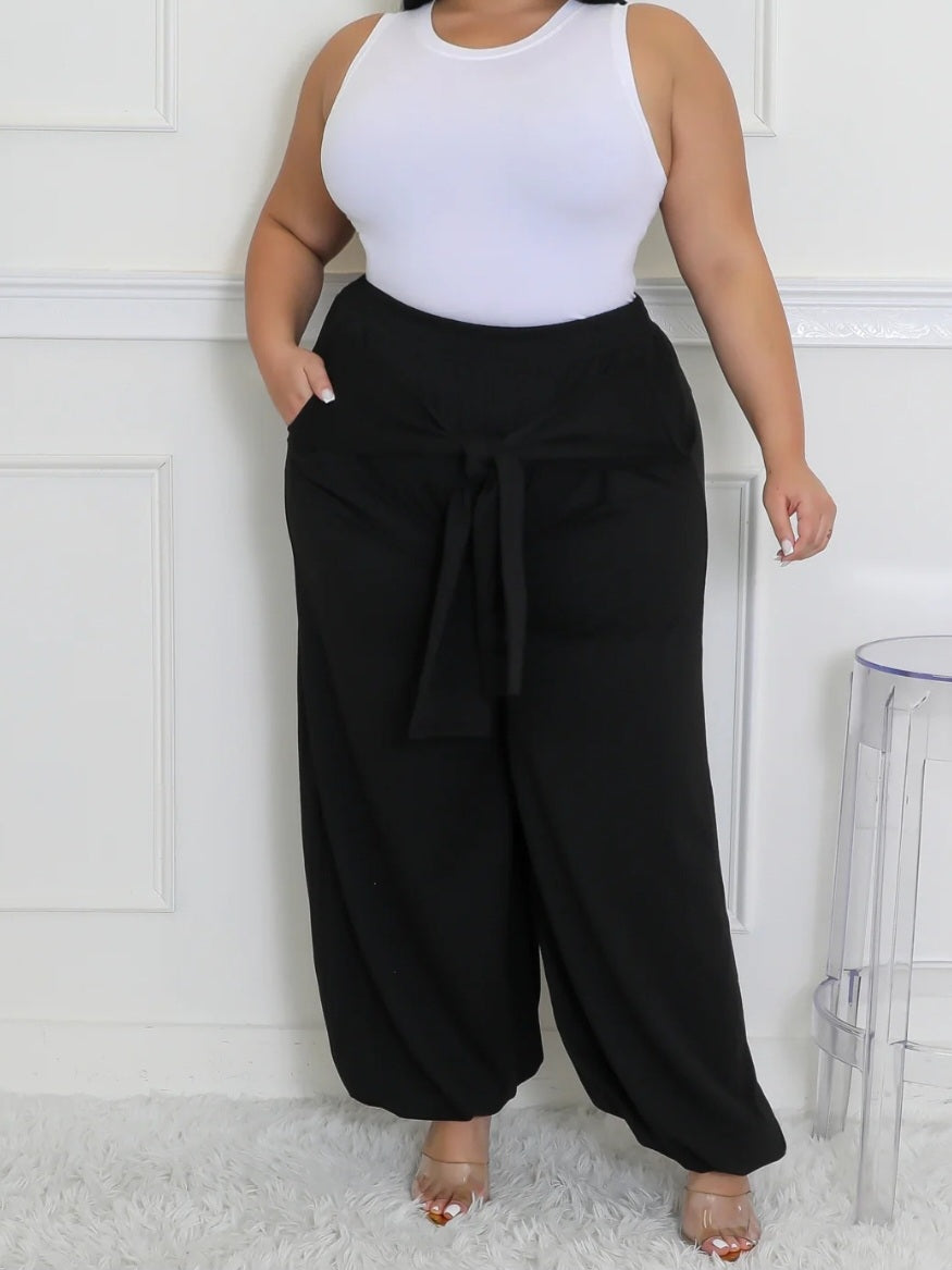 All Tied Up Joggers (Black)