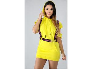 Crazy In Love Dress (S-L, Neon Yellow)