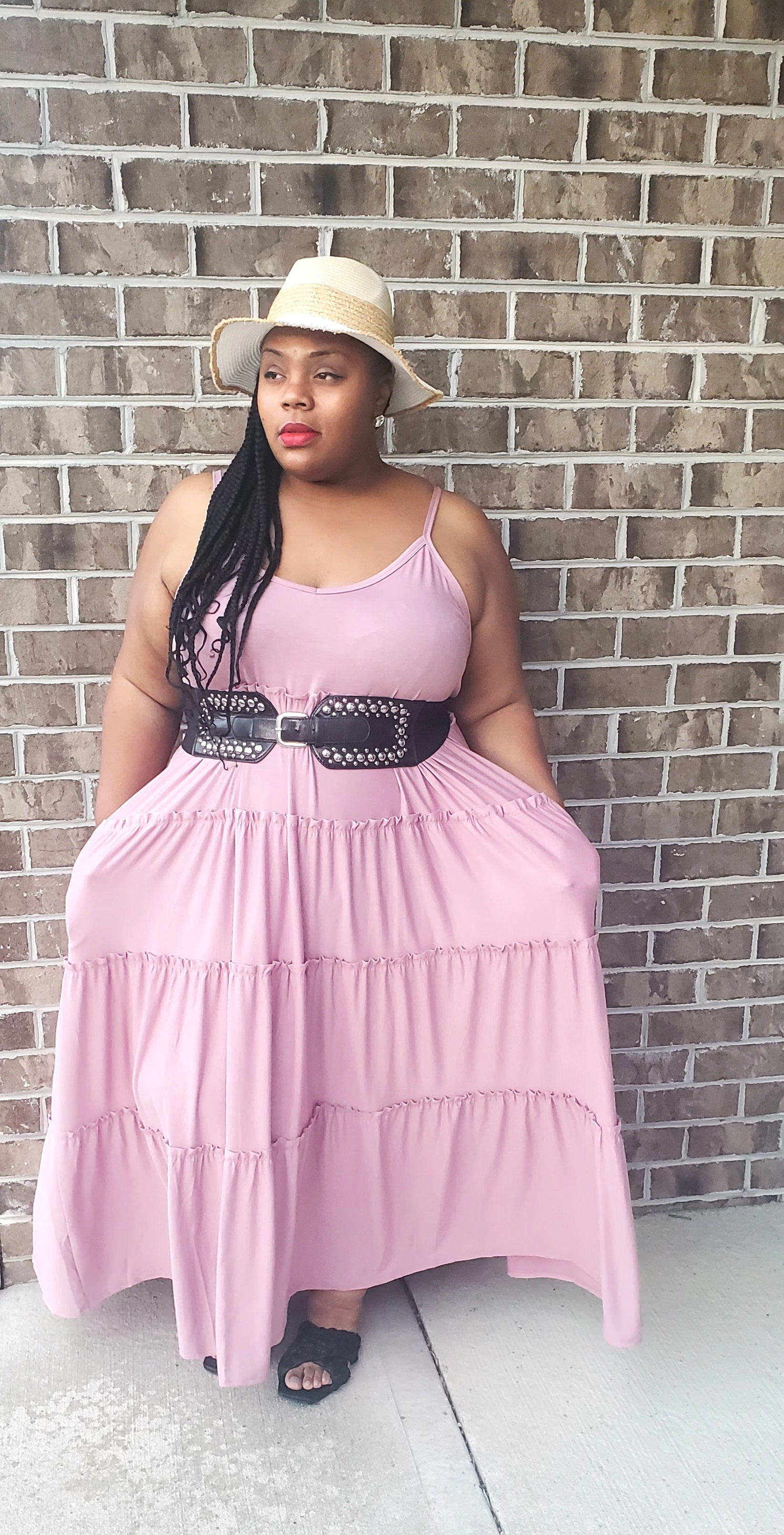 doll maxi dress BREEZY BABY DOLL MAXI DRESS NATURAL / S