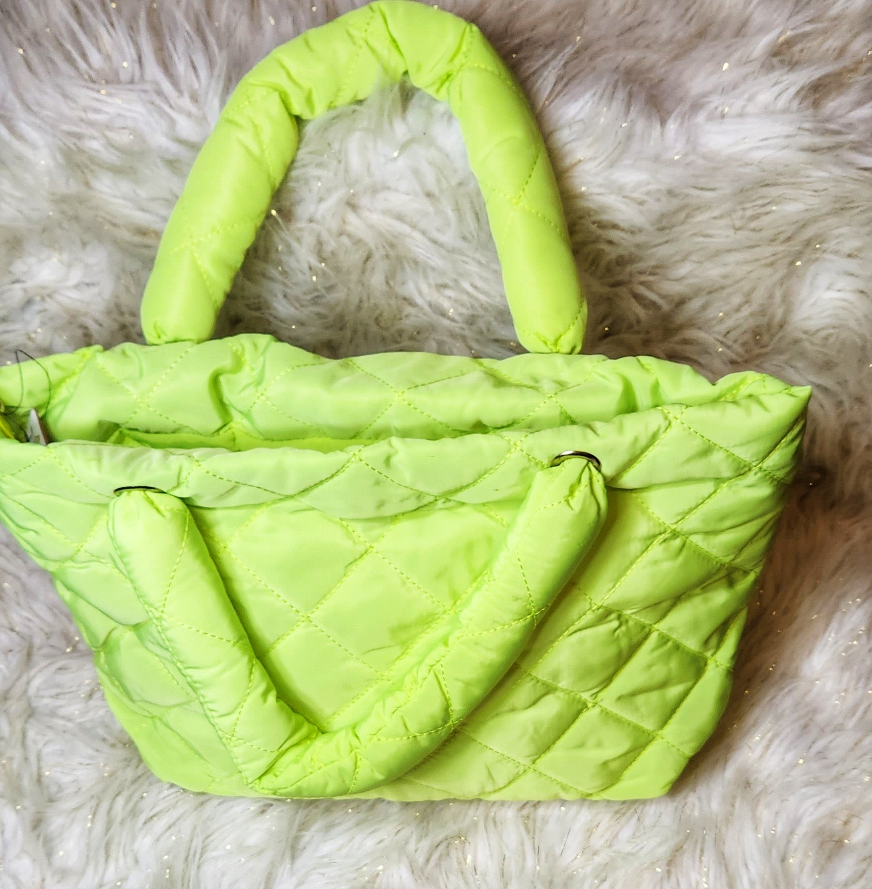 Highlighter Handbag (Neon Yellow)