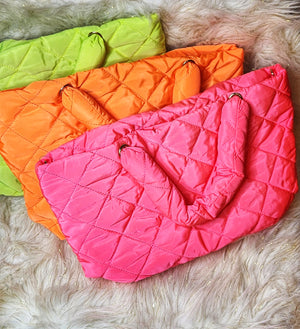 Highlighter Handbag (Neon Yellow)
