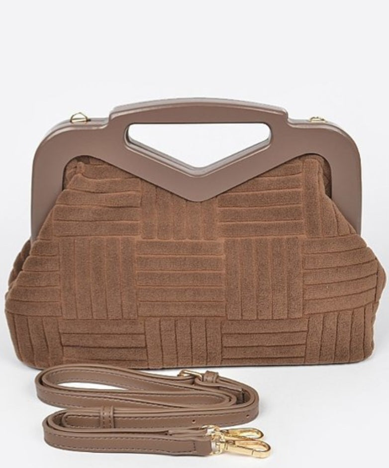 Sweetart Handbag (Camel, Black)